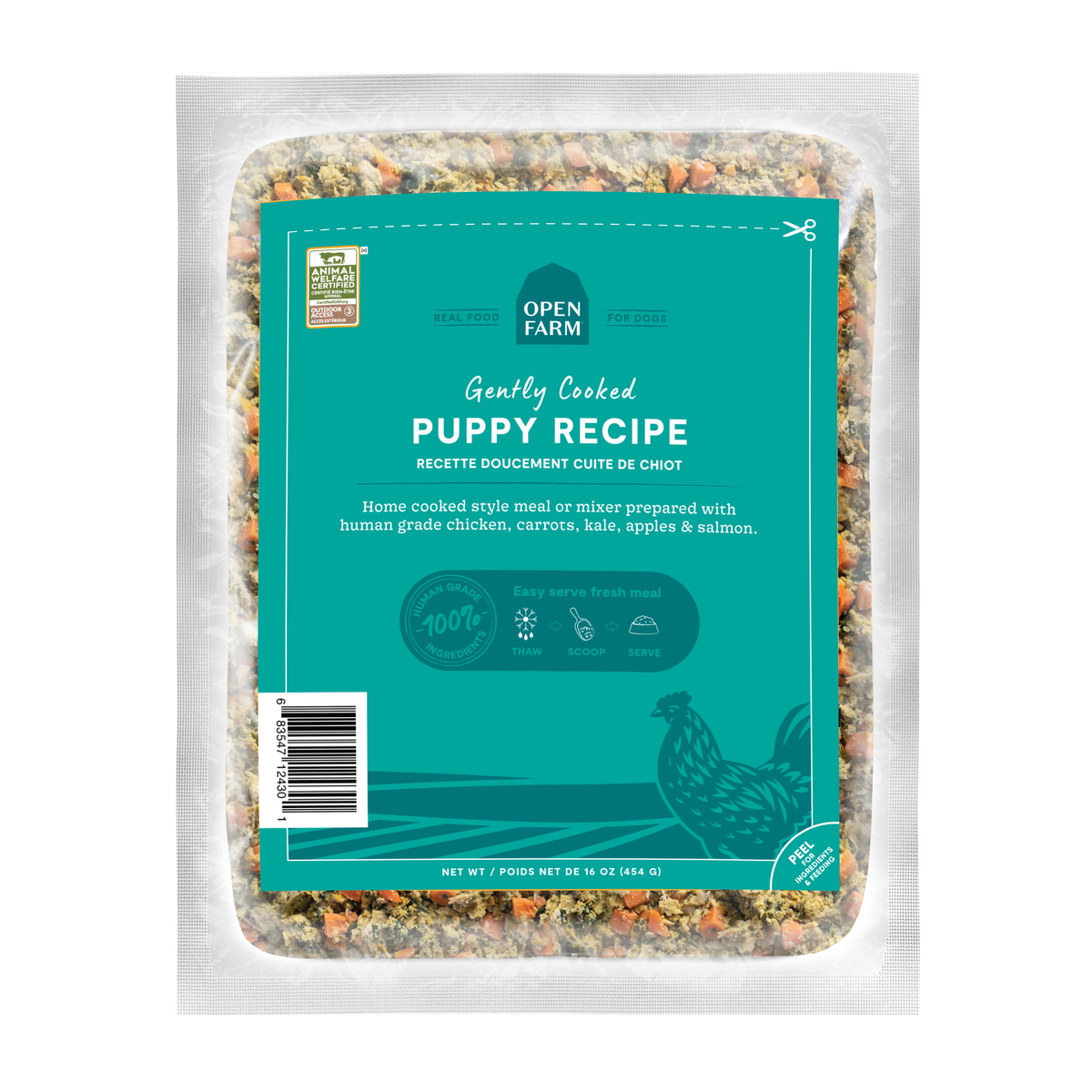 Open Farm Puppy Gently Cooked 16 oz