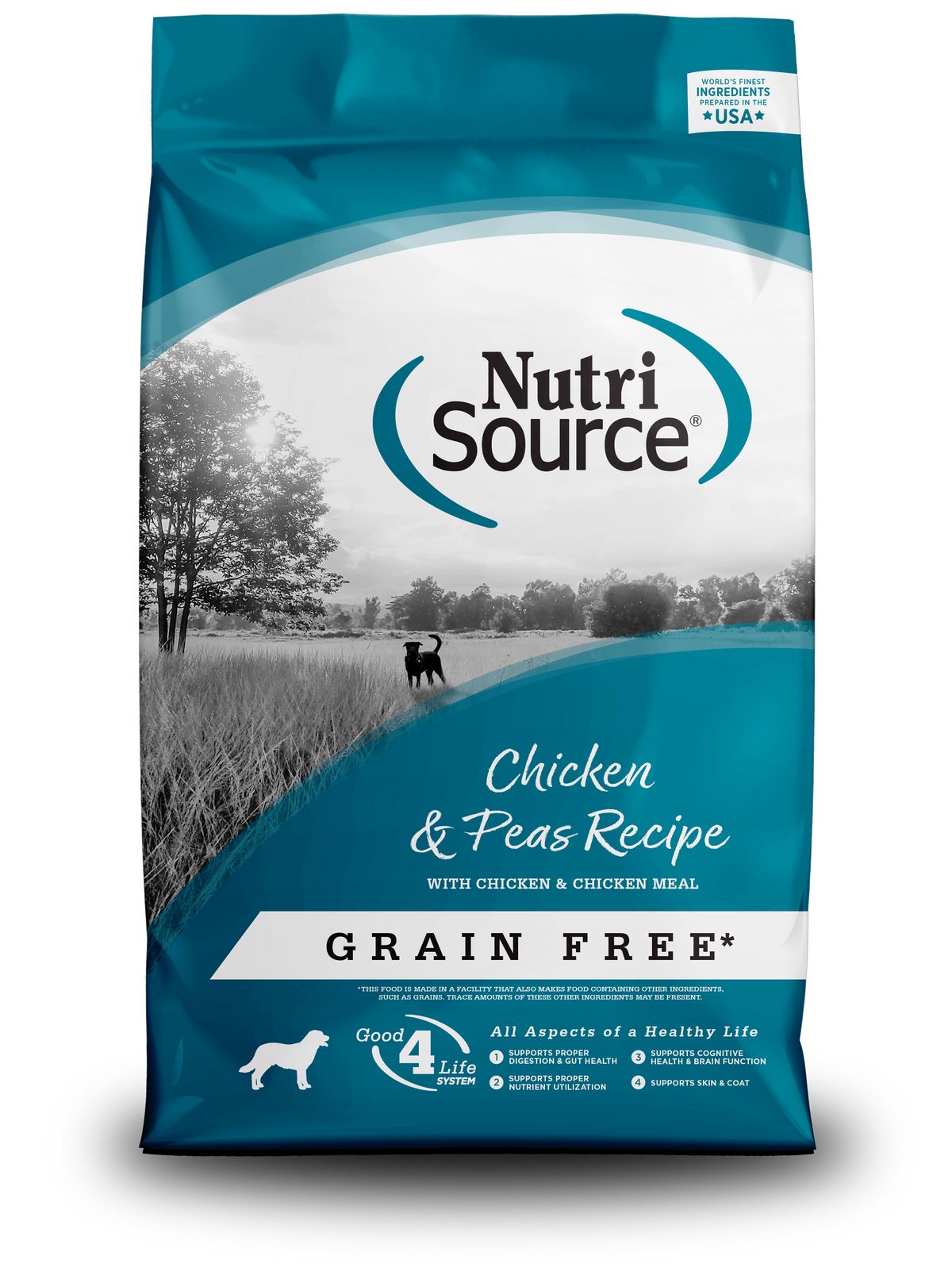 NutriSource GF CHK & Peas 26 lb
