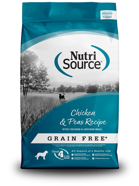 NutriSource GF Chk/Pea 4 lb