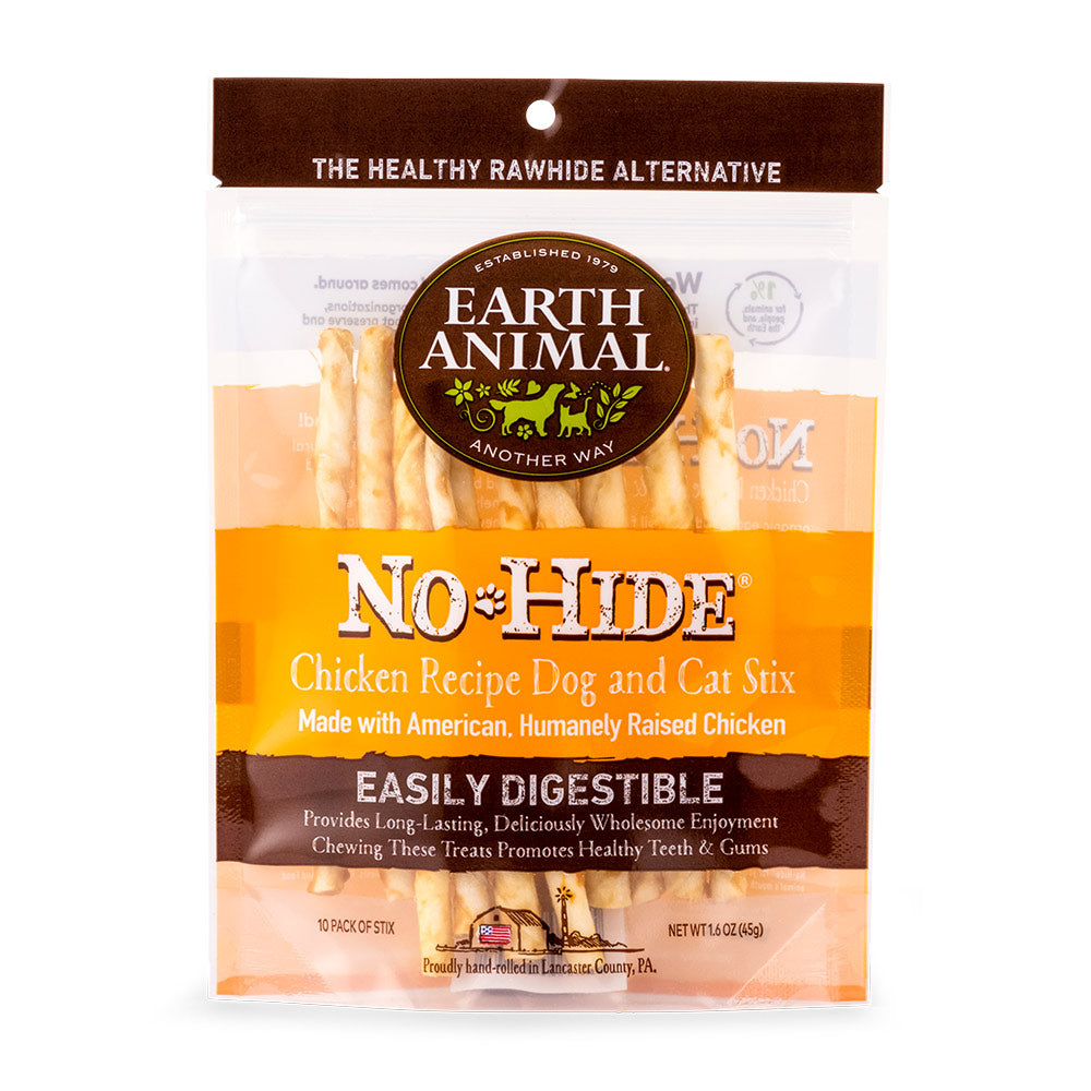Earth Animal No-Hide Chicken Stix 10 pack
