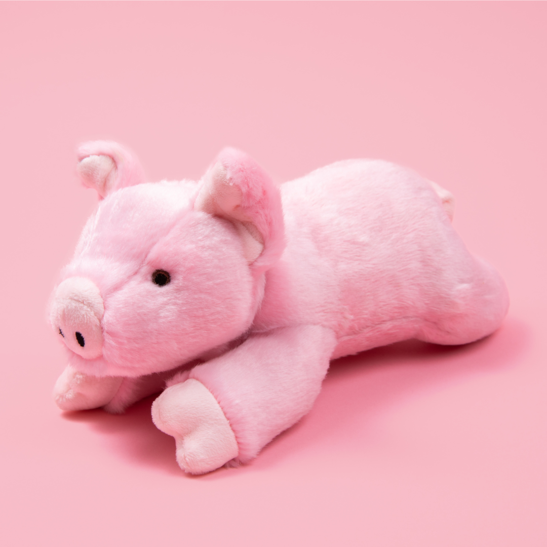 Fluff & Tuff Petey Pig plush dog toy