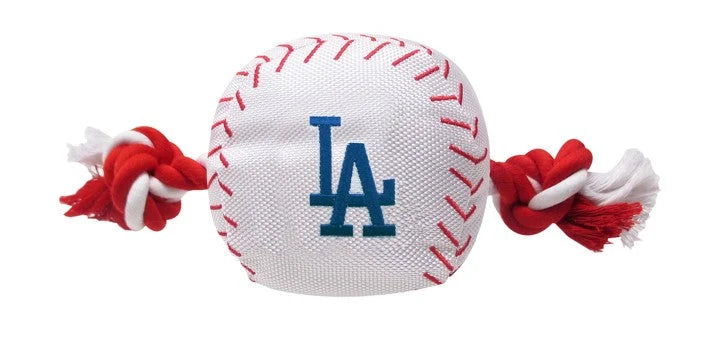 PETS FIRST DODGERS NYLON ROPE TOY