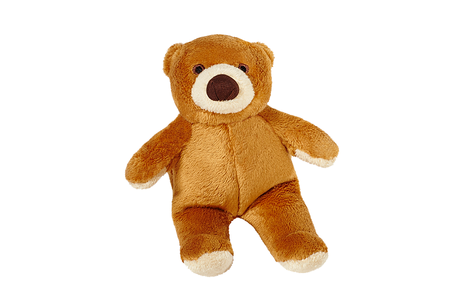 Fluff & Tuff Cubby Bear plush dog toy