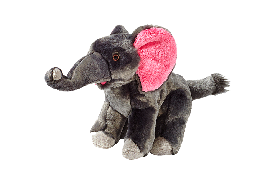 Fluff & Tuff Edsel Elephant plush dog toy