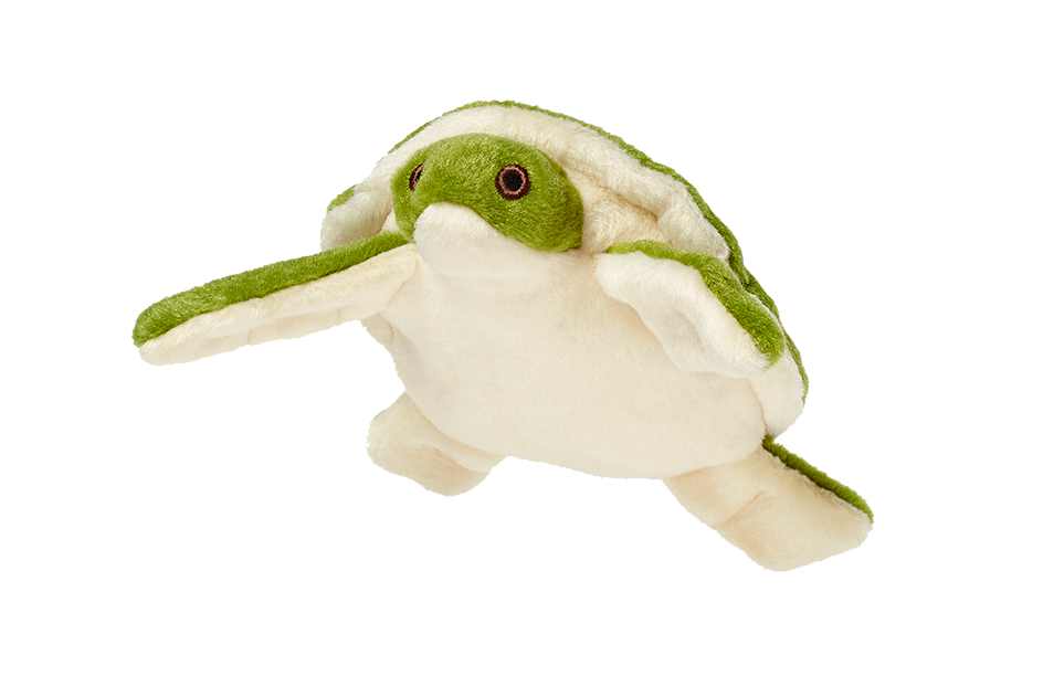 Fluff & Tuff Esmeralda Turtle plush dog toy