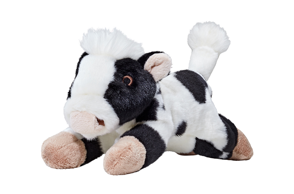 Fluff & Tuff Marge Cow plush dog toy