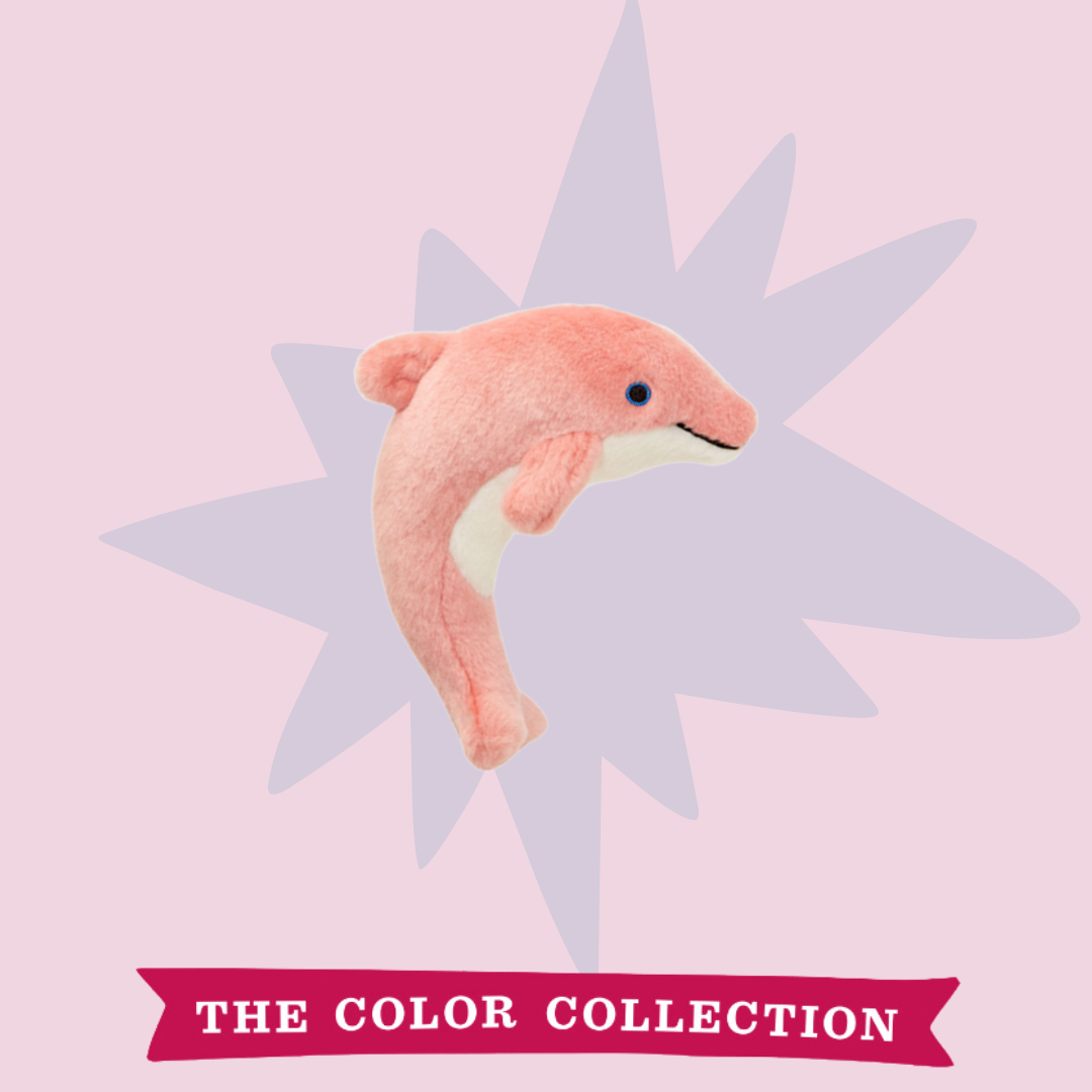 Fluff & Tuff Gisele Mini Dolphin plush dog toy