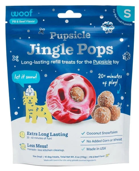 Woof Pupsicle Jingle Pops XL 12oz