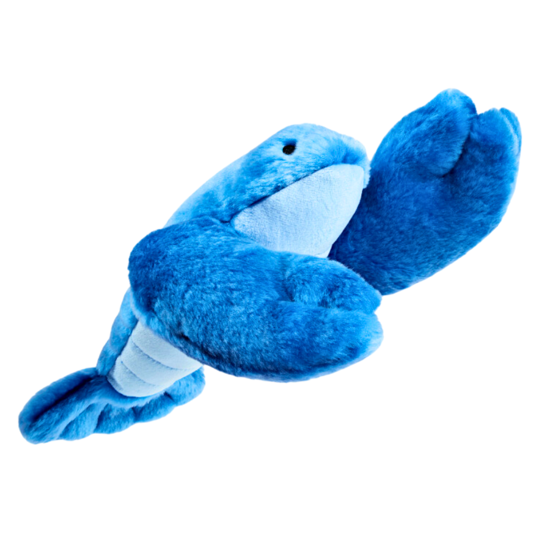 Fluff & Tuff Lucky Lobster plush dog toy