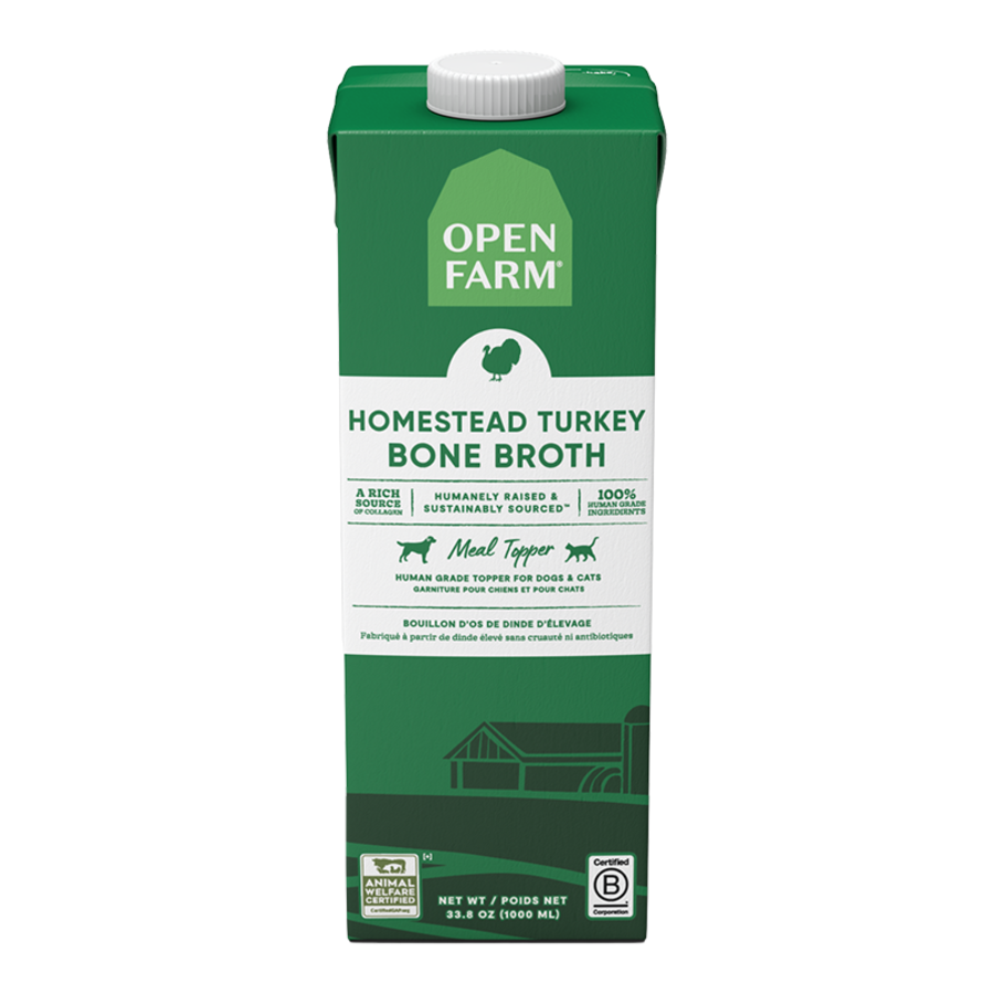 OPEN FARM BONE BROTH TURKEY 33.8OZ