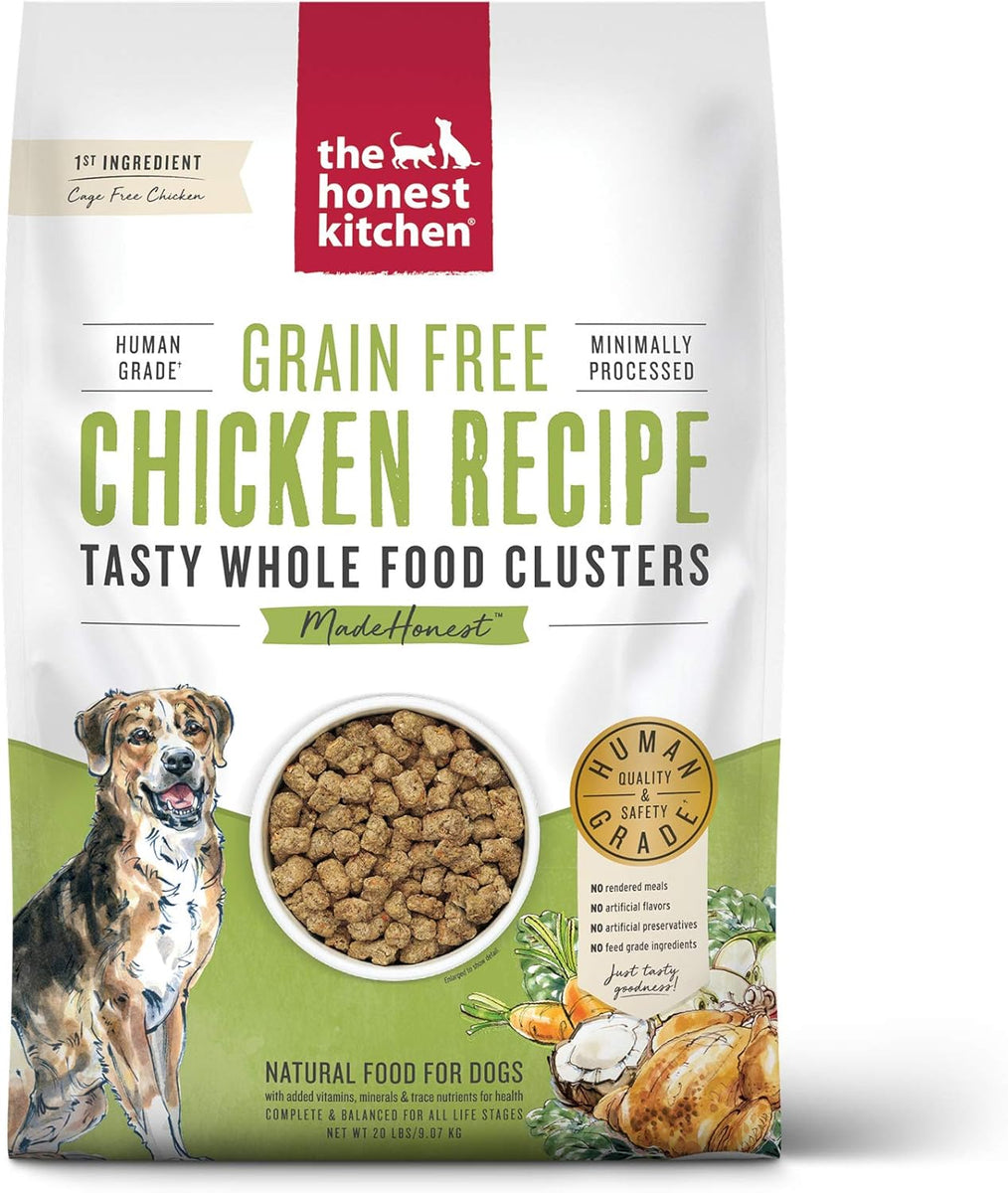 The Honest Kitchen Whole Food Clusters Grain Free Chicken 20 lb