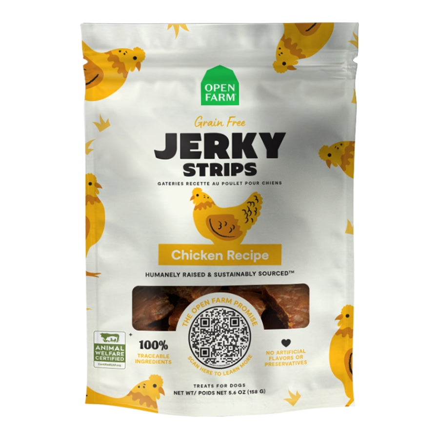 Open Farm Jerky Strip Chicken 5.6 oz