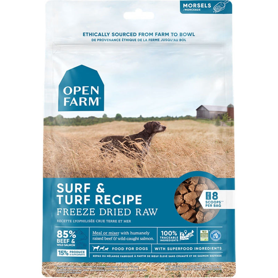 Open Farm Surf Turf Freeze Dried Raw 3.5 oz