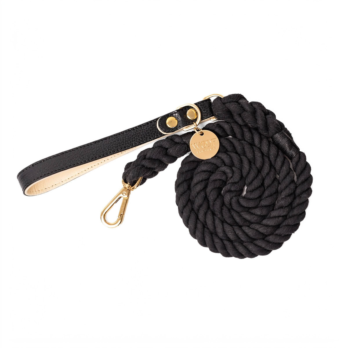 Neighbor Woof Onyx Rope Leash