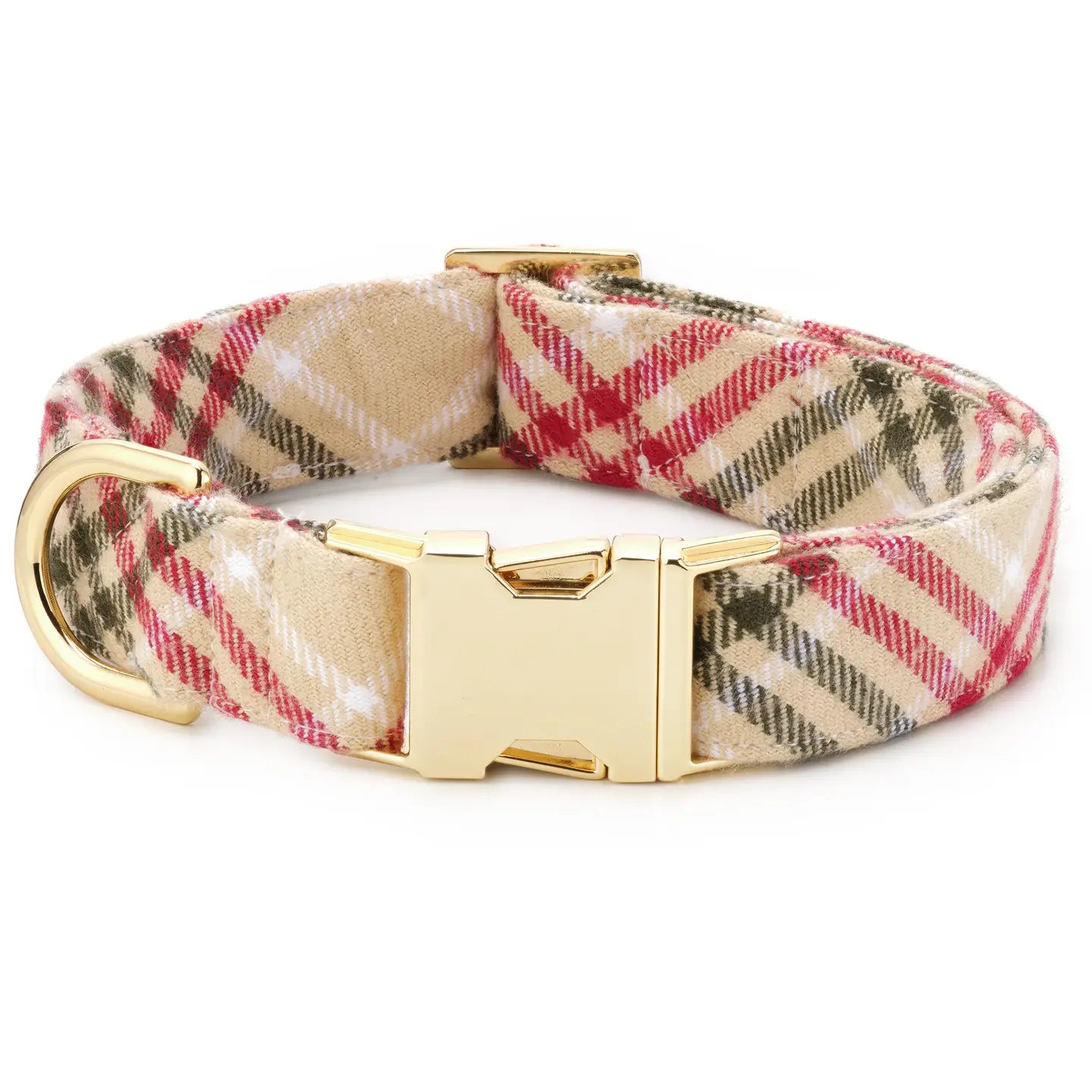 TFD EGGNOG PLAID FLANNEL COLLAR LARGE