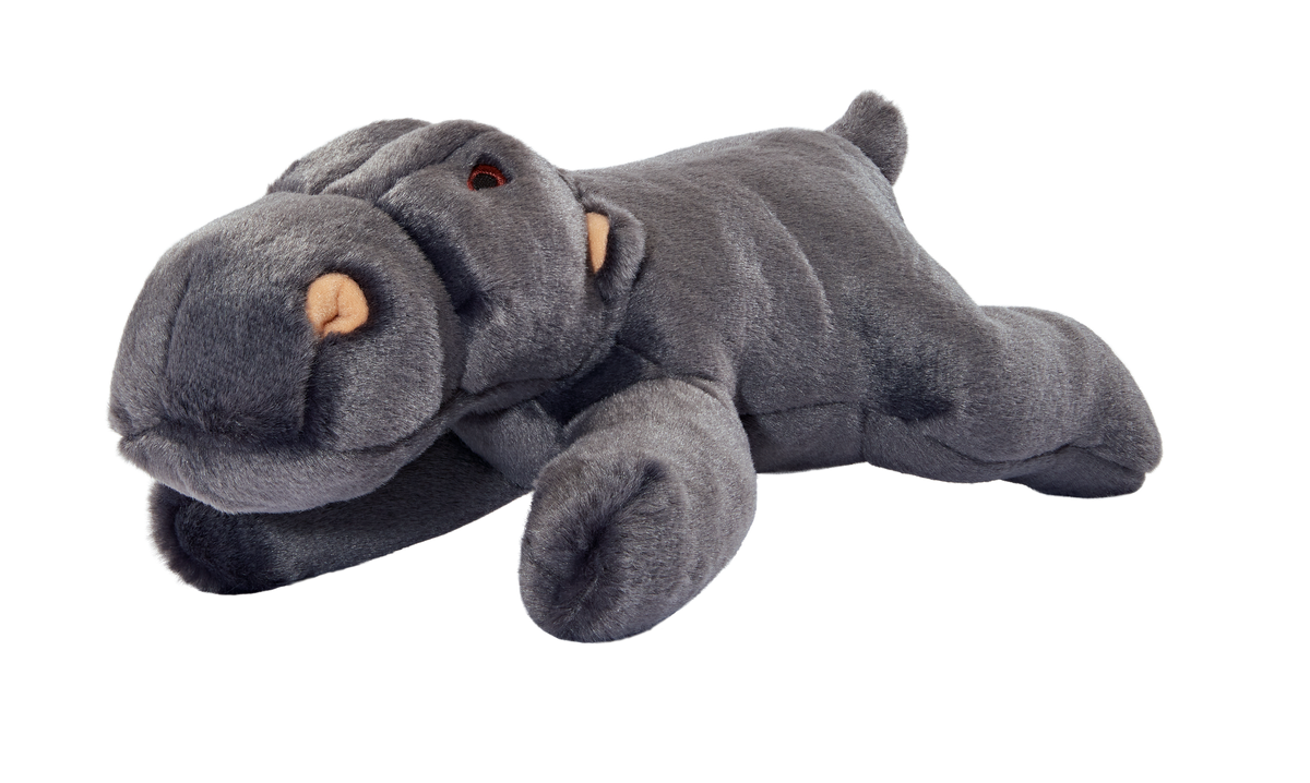 Fluff & Tuff Helga Hippo plush dog toy