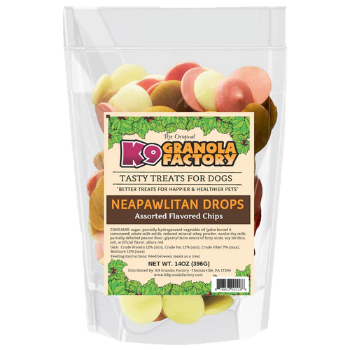 K9 GRANOLA YOGURT DROPS NEAPAWLITAN 14OZ