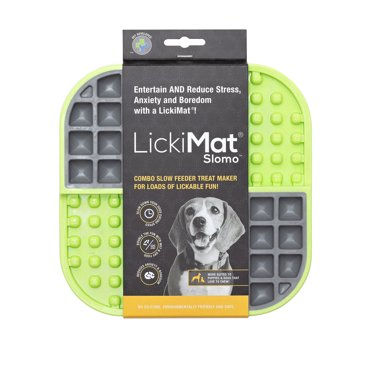 LickiMat Slomo Dog-Green