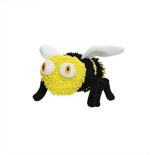 Mighty Microfiber Ball Medium Bee dog toy