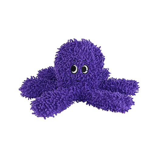 Mighty Microfiber Ball Medium Octopus Purple dog toy