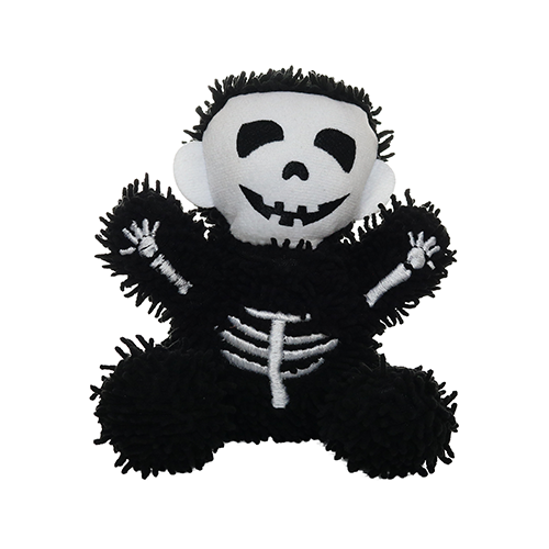Mighty Microfiber Ball Medium Skeleton dog toy