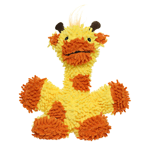 Mighty Jr Microfiber Ball Giraffe dog toy