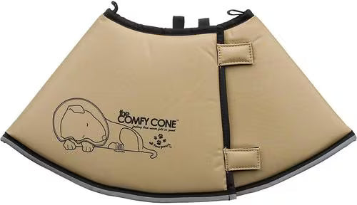 All Four Paws Comfy Cone M Tan