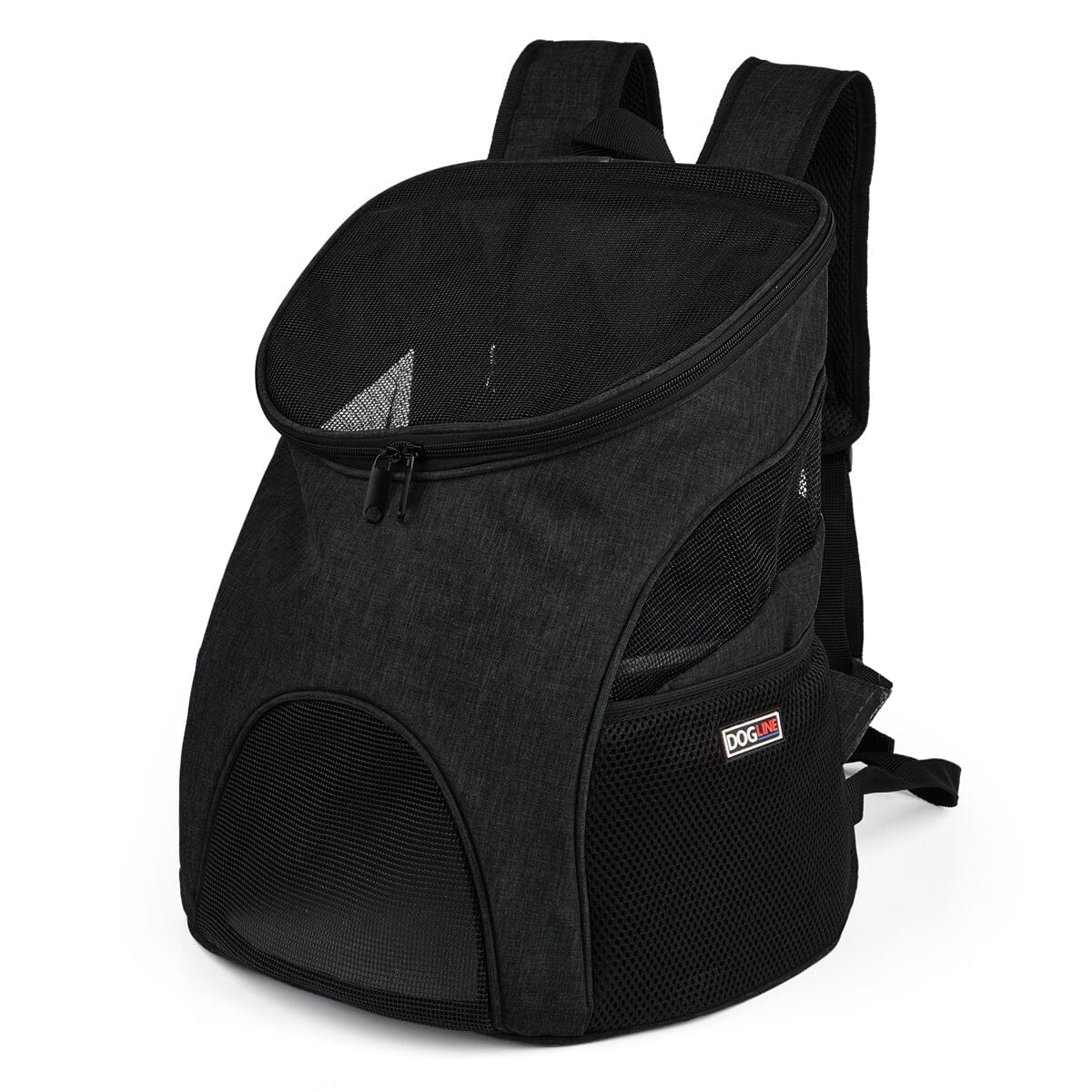 DOGLINE DOG CARRIER PACK BLACK MEDIUM