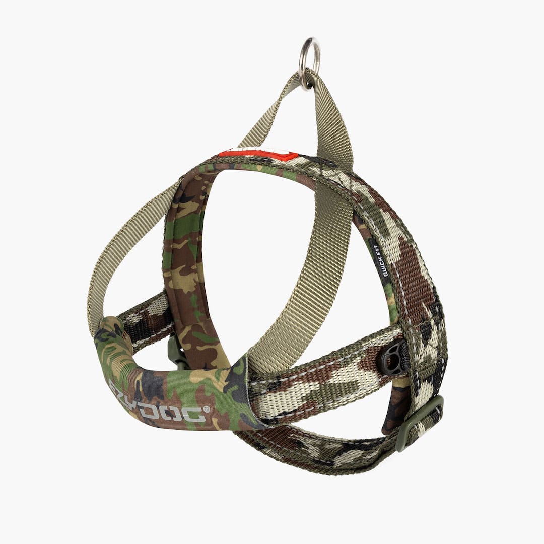 EzyDog Quick Fit Harness Green Camo
