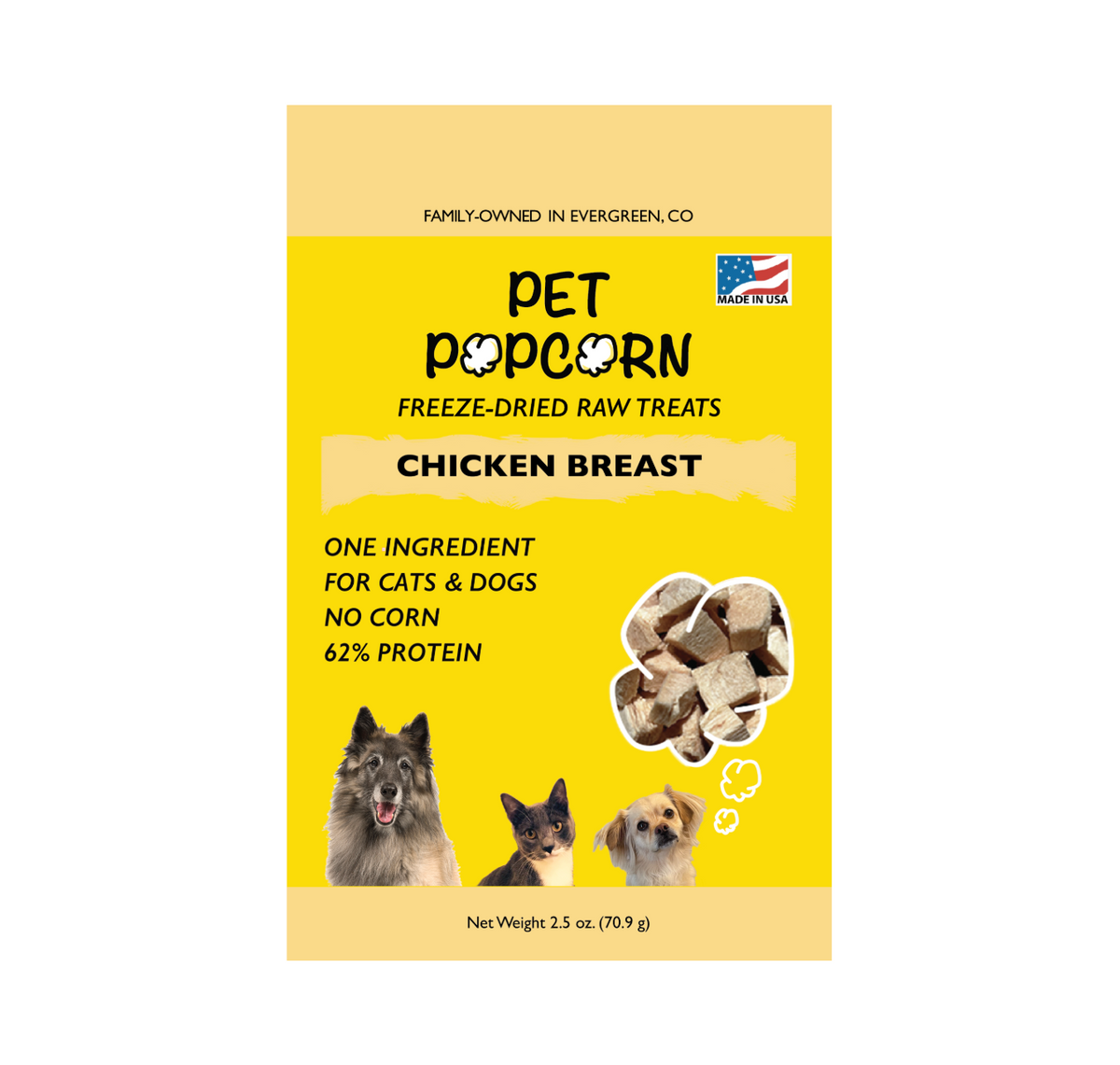 Pet Popcorn Chicken Breast