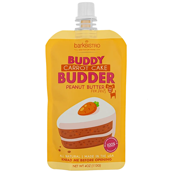 BUDDY BUDDER CARROT CAKE POUCH 4OZ