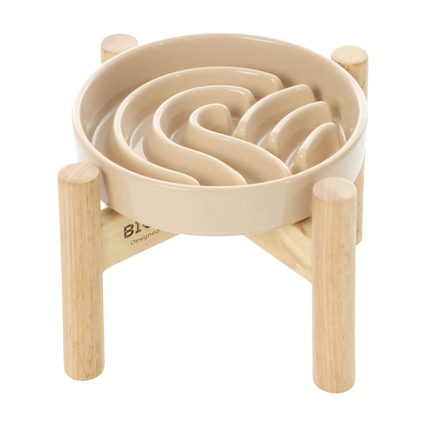 PEHOM WAVE SLOW FEEDER BEIGE SM STAND