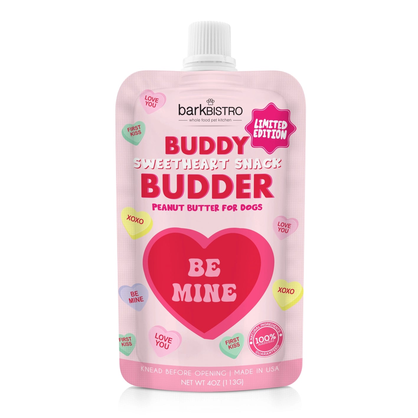 BUDDY BUDDER SWEETHEART SNACK 4OZ