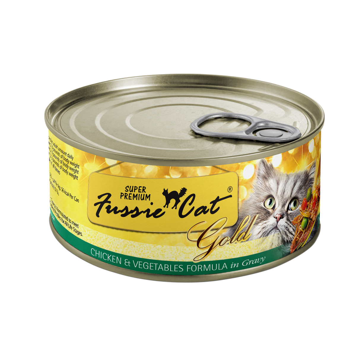 Fussie Cat Super Premium Chicken & Vegetables, front of package
