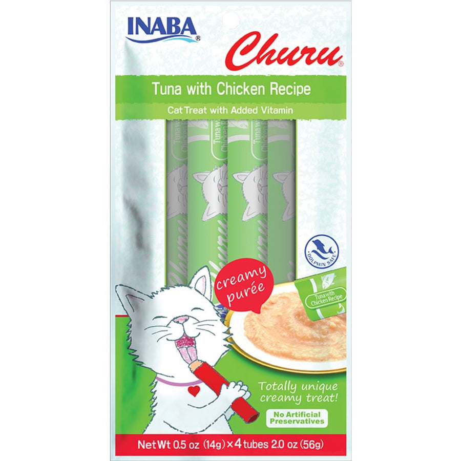Inaba Churu Tuna W/ Chicken 4 ct