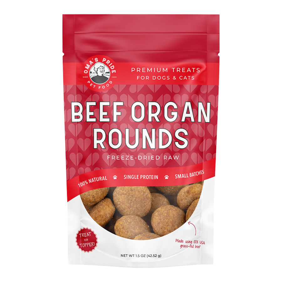 Omas Pride Beef Organ Rounds 1.5 oz