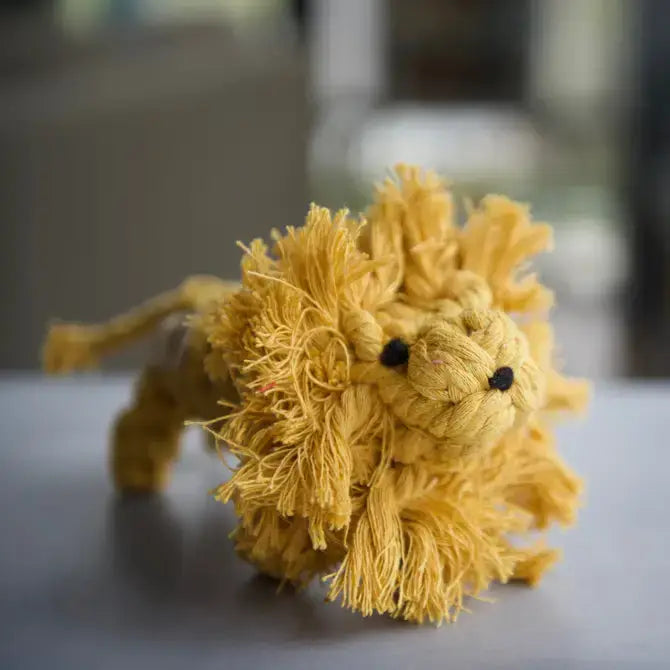 Jax & Bones Rope Toy Lion Small