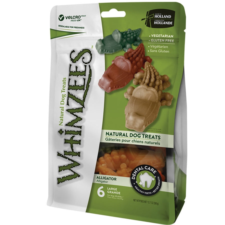 Whimzee Alligator LG 6PC