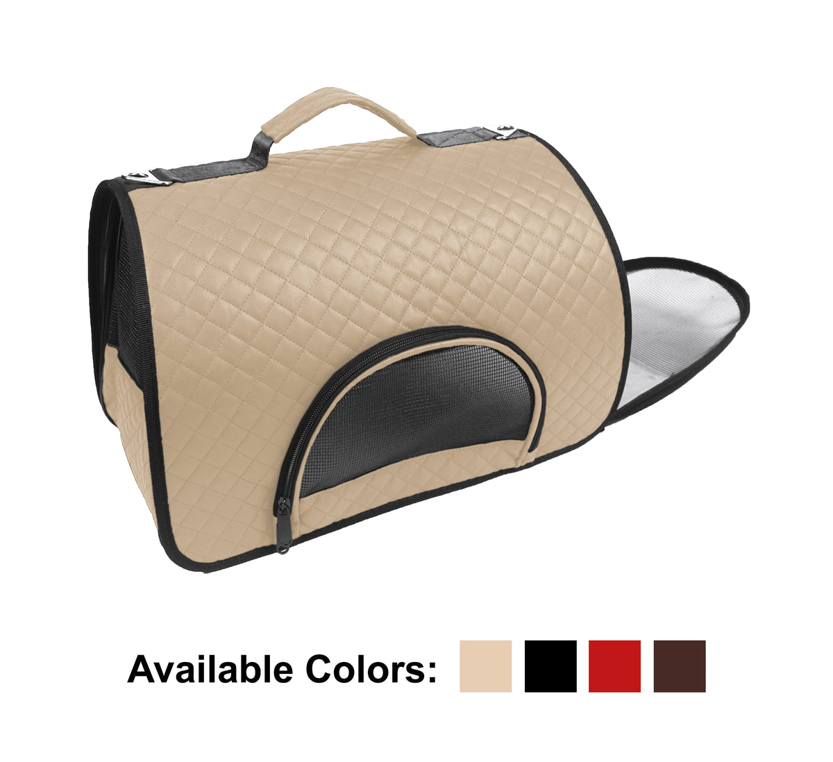 Dogline Designer Pet Carrier Beige