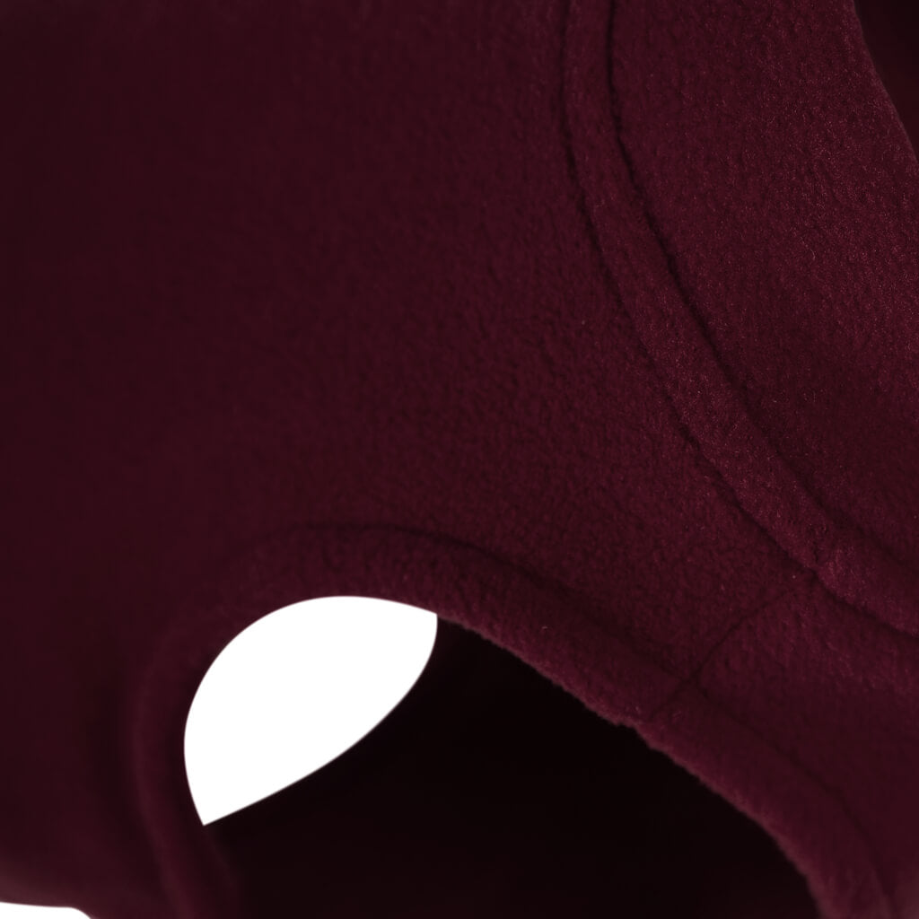 Gooby Stretch Fleece Vest Burgundy XL