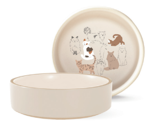 Fringe Pencil Cats Small Mini Bowl