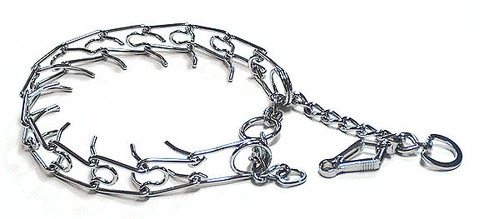 Leather Brothers Spike Training Collar W/Latch Med