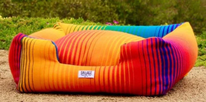 SALVAGE MARIA SERAPE BUMPER RAINBOW MEDIUM