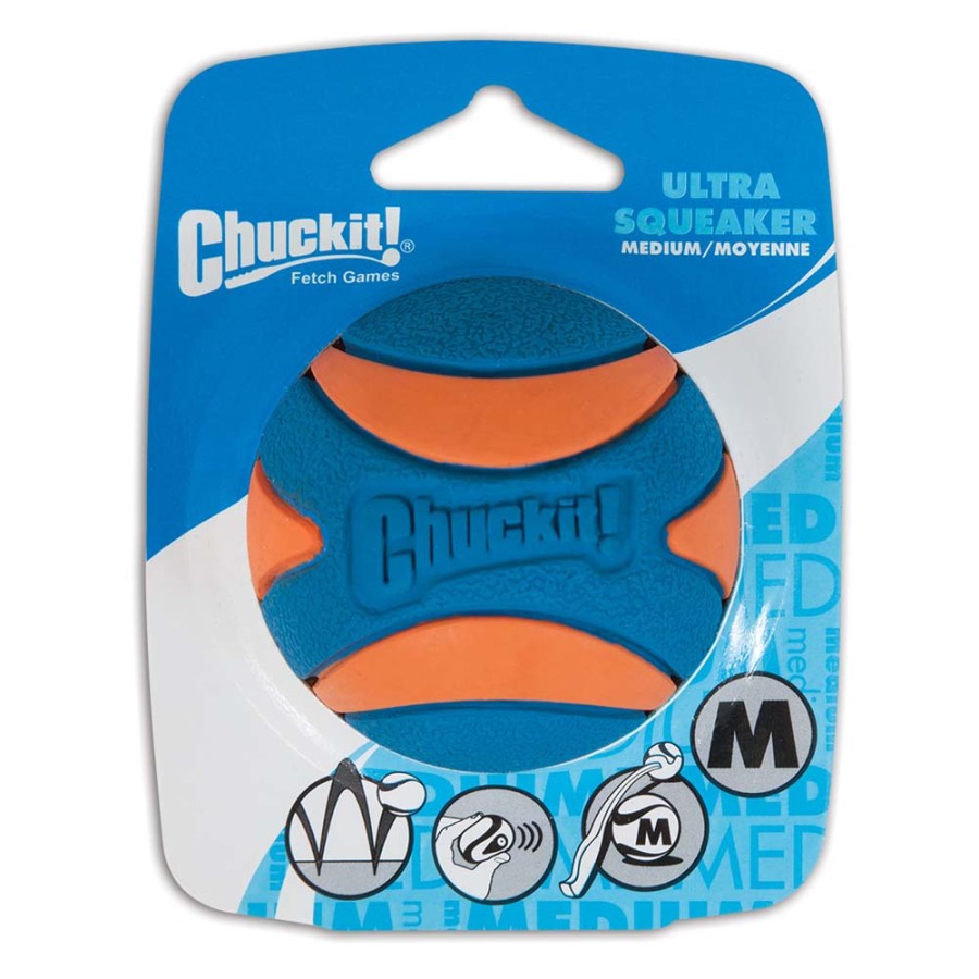 Chuck It Ultra Squeaker Ball Med