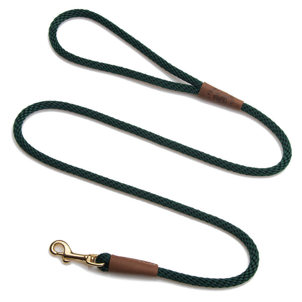 Mendota Snap Leash 3/8x6 Hunter Green