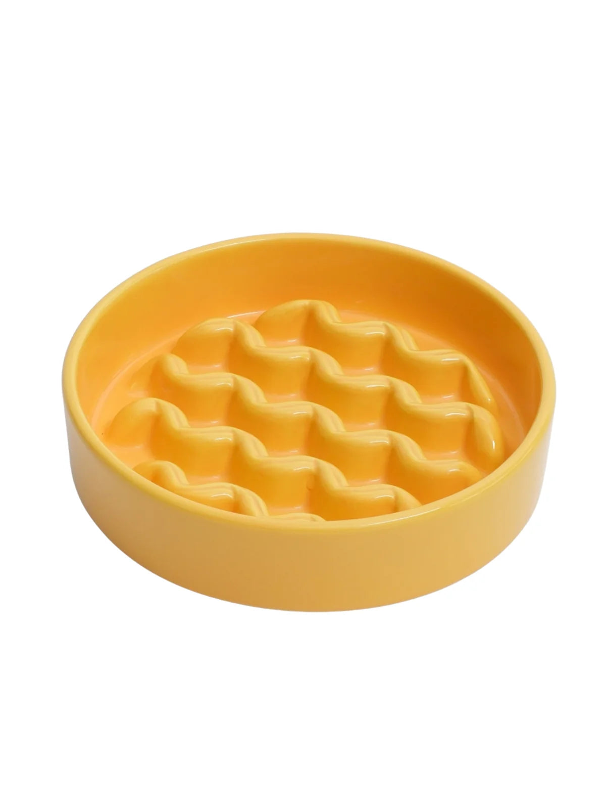 PEHOM MACARONI SLOW FEEDER YELLOW SM