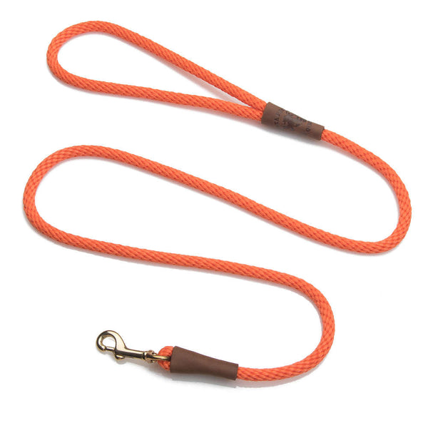 Mendota Snap Leash 3/8x6 Orange