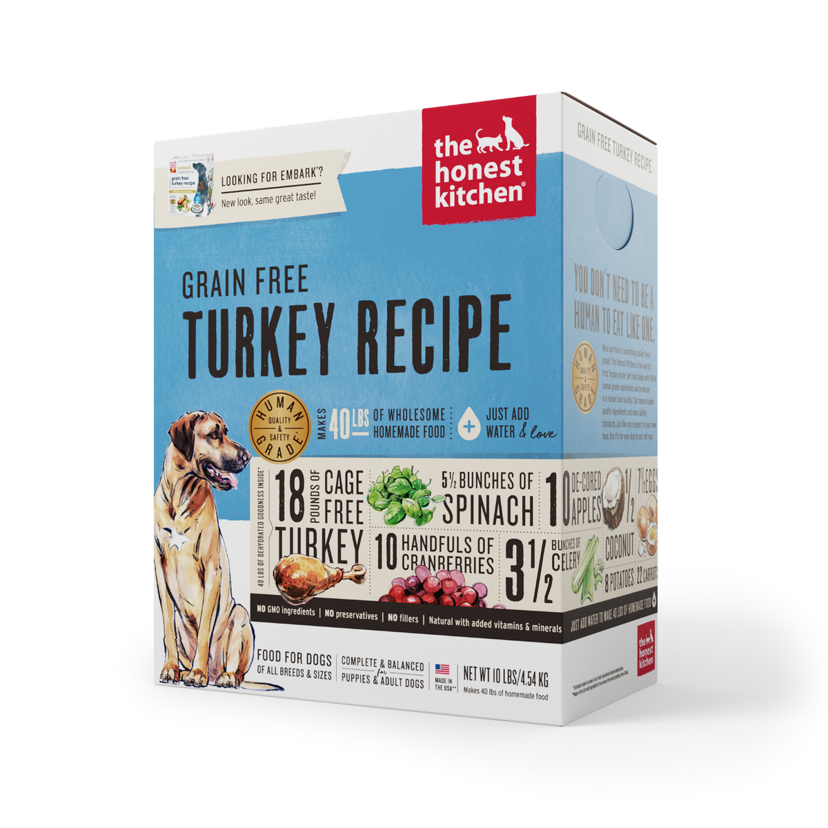 The Honest Kitchen Grain Free Turkey 10 lb