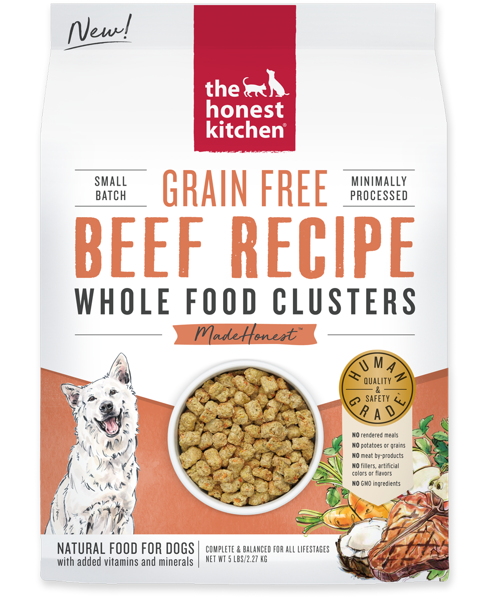 The Honest Kitchen Whole Food Clusters Beef 5 lb