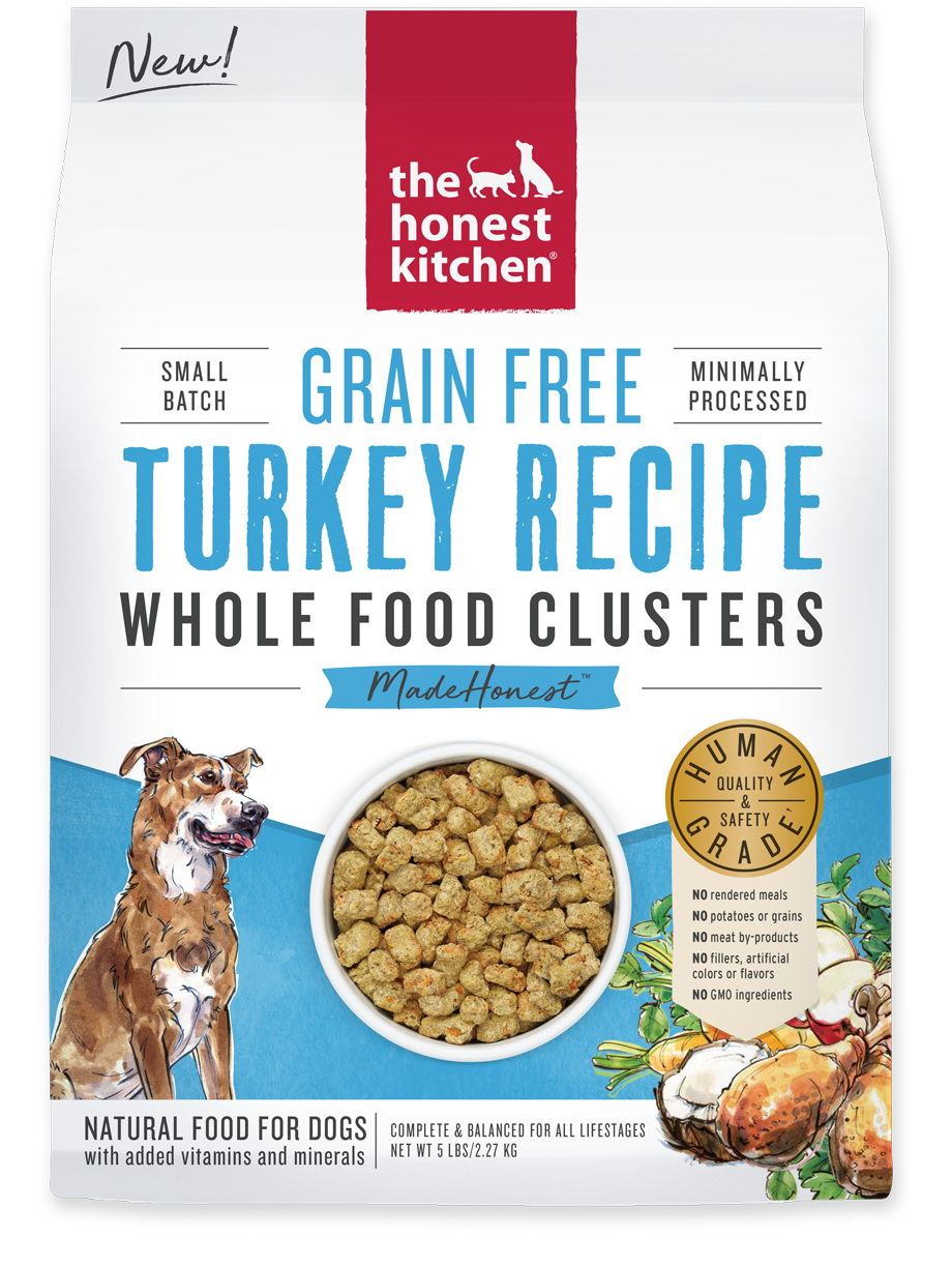 The Honest Kitchen Whole Food Clusters Turkey 5 lb